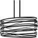 Quoizel - SPL542K - Five Light Linear Chandelier - Spiral - Mystic Black