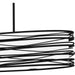 Quoizel - SPL542K - Five Light Linear Chandelier - Spiral - Mystic Black