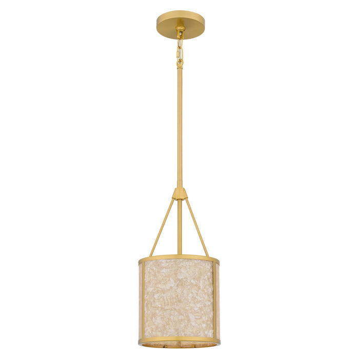 Quoizel - STO1508BRG - One Light Mini Pendant - Stoneland - Brushed Gold