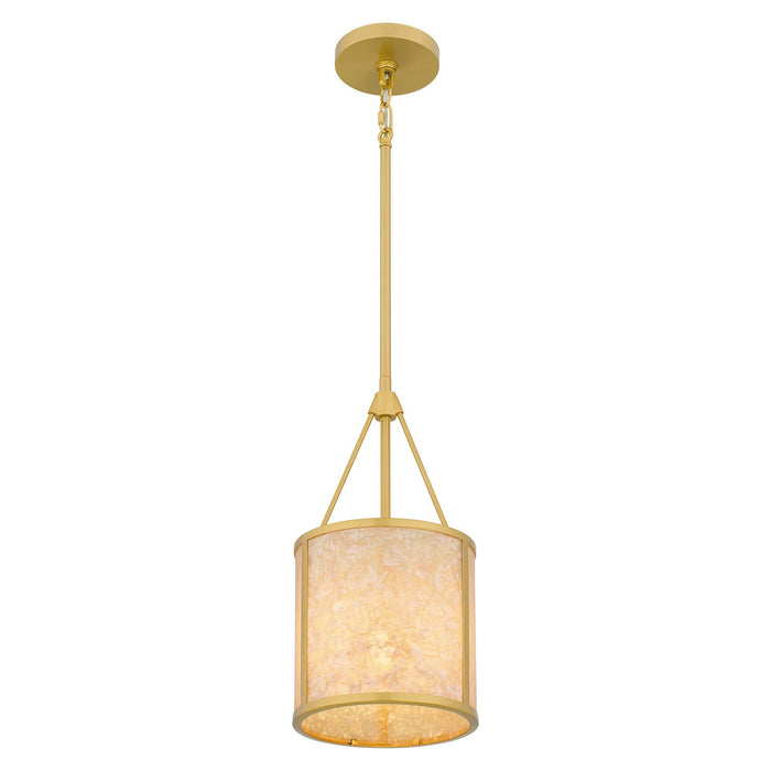 Quoizel - STO1508BRG - One Light Mini Pendant - Stoneland - Brushed Gold