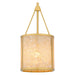 Quoizel - STO1508BRG - One Light Mini Pendant - Stoneland - Brushed Gold