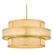 Quoizel - STO2824BRG - Six Light Pendant - Stoneland - Brushed Gold