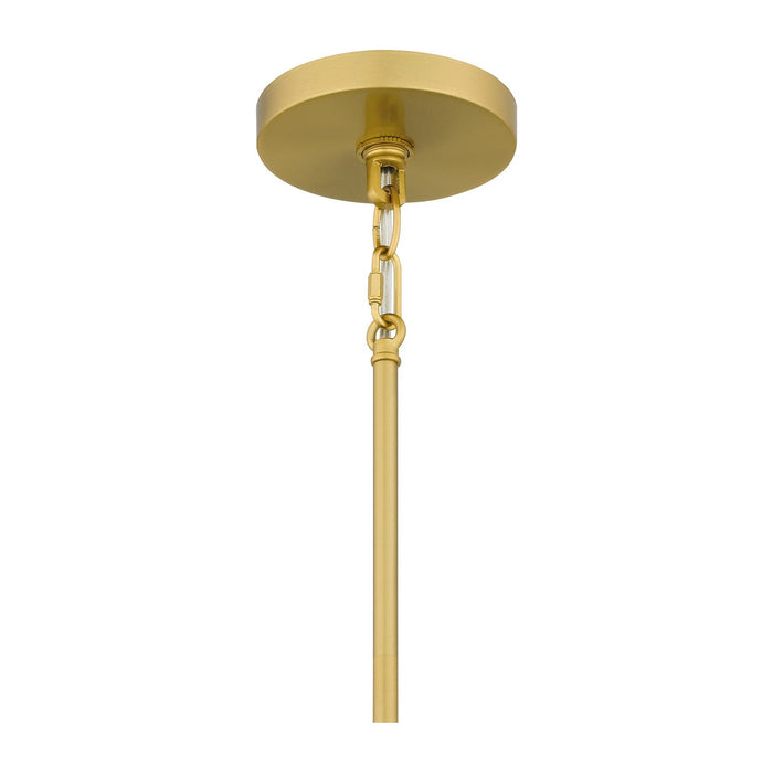 Quoizel - STO2824BRG - Six Light Pendant - Stoneland - Brushed Gold