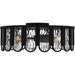 Quoizel - VEA1616MBK - Three Light Flush Mount - Vera - Matte Black