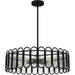 Quoizel - VEA2824MBK - Five Light Pendant - Vera - Matte Black