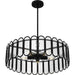 Quoizel - VEA2824MBK - Five Light Pendant - Vera - Matte Black