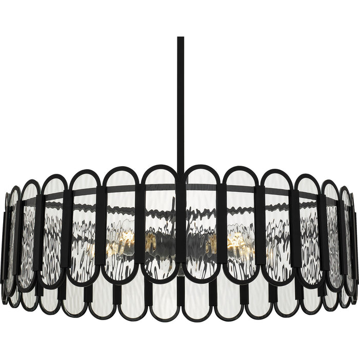 Quoizel - VEA2824MBK - Five Light Pendant - Vera - Matte Black