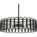 Quoizel - VEA2824MBK - Five Light Pendant - Vera - Matte Black