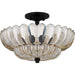 Quoizel - WHP1716MC - Four Light Semi Flush Mount - Whitecap - Mottled Cocoa