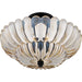 Quoizel - WHP1716MC - Four Light Semi Flush Mount - Whitecap - Mottled Cocoa