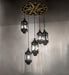 Meyda Tiffany - 269608 - LED Pendant - Gascony - Solar Black