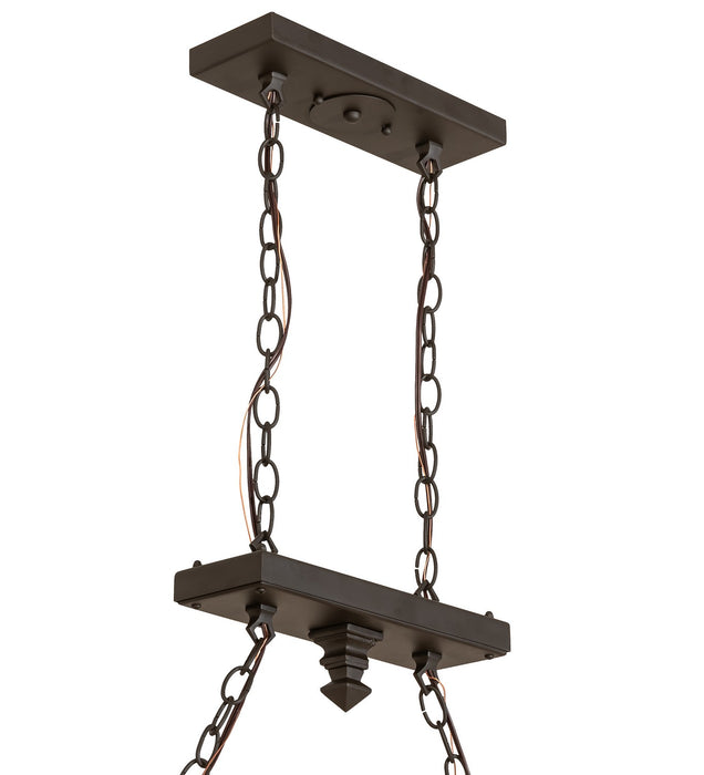 Meyda Tiffany - 271619 - Four Light Island Pendant Hardware - Oil Rubbed Bronze