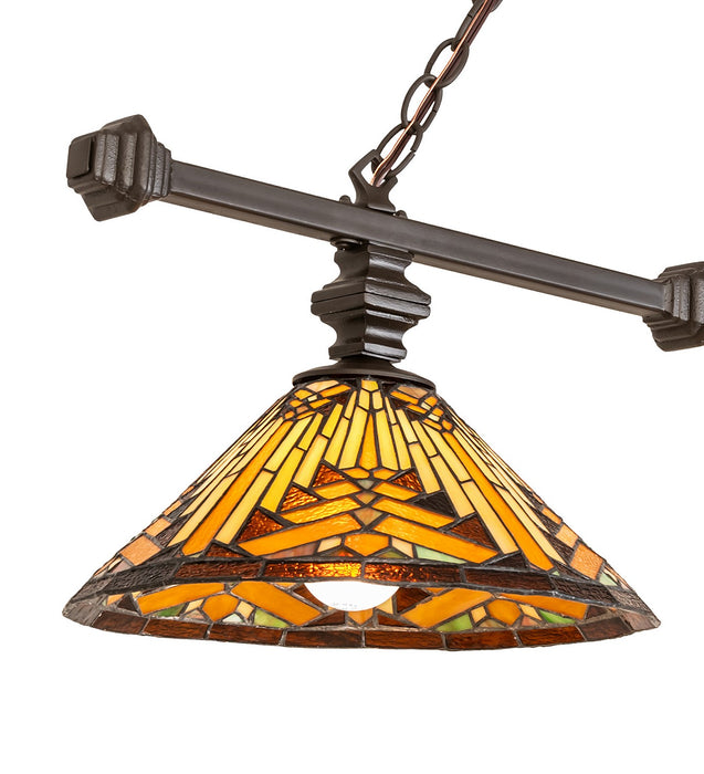 Meyda Tiffany - 271620 - Four Light Island Pendant - Nuevo - Oil Rubbed Bronze