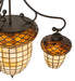 Meyda Tiffany - 272238 - LED Chandelier - Acorn - Oil Rubbed Bronze