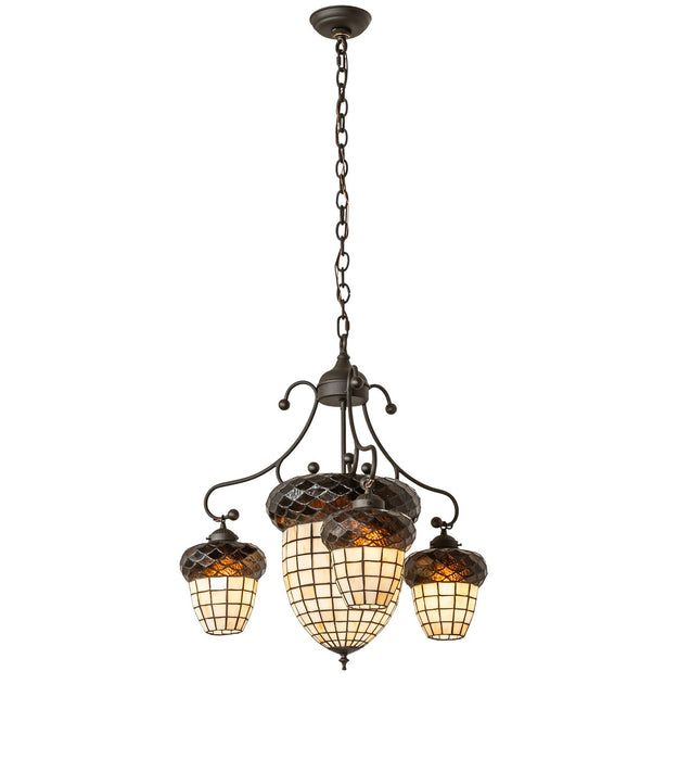 Meyda Tiffany - 272238 - LED Chandelier - Acorn - Oil Rubbed Bronze