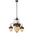 Meyda Tiffany - 272238 - LED Chandelier - Acorn - Oil Rubbed Bronze