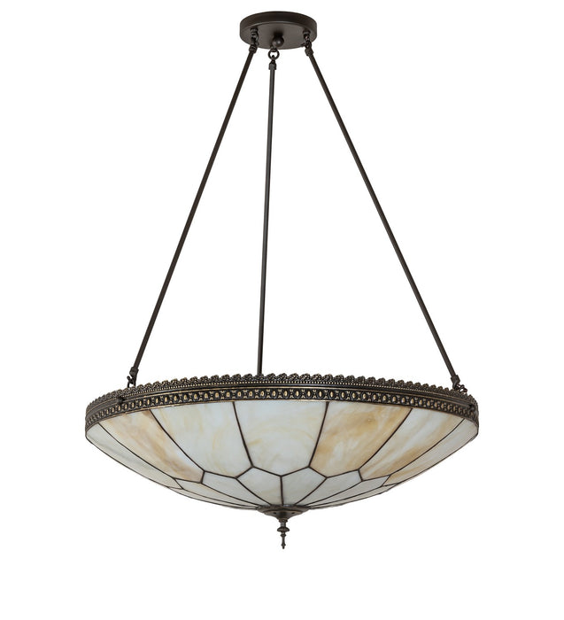 Meyda Tiffany - 272448 - LED Pendant - Vincent - Highlighted Craftsman Brown