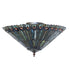 Meyda Tiffany - 274068 - Three Light Flushmount - Tiffany Jeweled Peacock