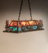 Meyda Tiffany - 274075 - Six Light Pendant - Moose Through The Trees - Antique Copper