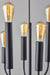 Adesso Home - 6197-01 - Six Light Pendant - Rory - Black