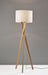 Adesso Home - 3227-12 - Floor Lamp - Brooklyn - Natural Wood