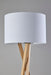 Adesso Home - 3227-12 - Floor Lamp - Brooklyn - Natural Wood