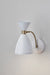 Adesso Home - 4279-02 - Wall Lamp - Oscar - White W. Antique Brass