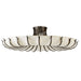 Arteriors - DFC11 - Ten Light Flush Mount - Chambers - Ivory/English Bronze