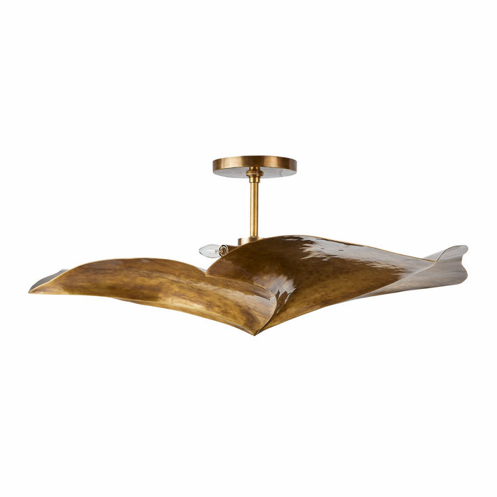 Arteriors - DFI05 - Three Light Flush Mount - Daniella - Vintage Brass