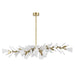 Arteriors - DLC25 - 12 Light Chandelier - Delmar - Clear Seedy/Antique Brass