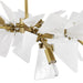 Arteriors - DLC25 - 12 Light Chandelier - Delmar - Clear Seedy/Antique Brass