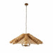 Arteriors - DLS09 - Four Light Chandelier - Cadance - Natural/Natural/Antique Brass