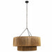 Arteriors - DMI14 - Three Light Chandelier - Creighton - Vintage Brass/Blackened Iron