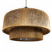 Arteriors - DMI14 - Three Light Chandelier - Creighton - Vintage Brass/Blackened Iron