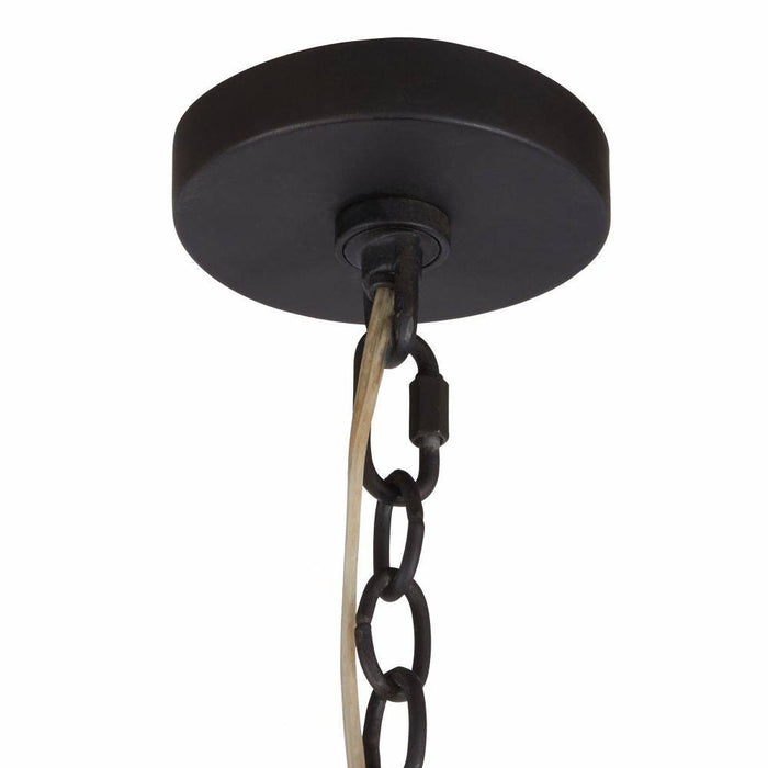 Arteriors - DMI14 - Three Light Chandelier - Creighton - Vintage Brass/Blackened Iron