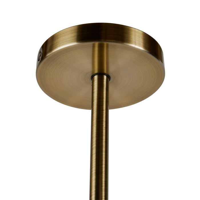 Arteriors - DMS15 - One Light Pendant - Cabrera - Natural/Antique Brass