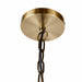Arteriors - DMS17 - One Light Pendant - Ezra - Black Wash/Antique Brass