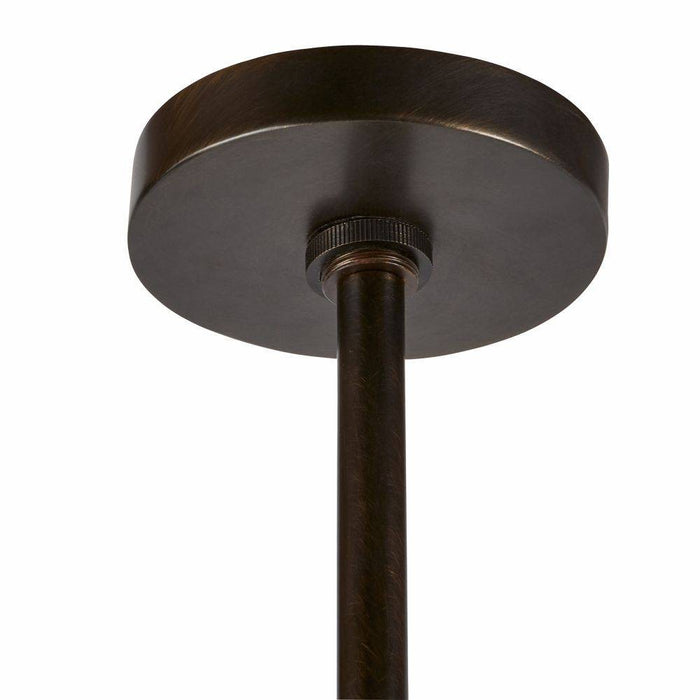 Arteriors - DPC15 - One Light Pendant - Collins - Faux Travertine/English Bronze