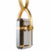 Arteriors - DPC16 - LED Pendant - Estate - Smoke/Antique Brass