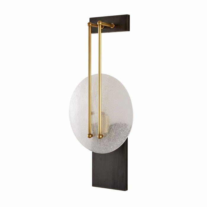 Arteriors - DWC30 - One Light Wall Sconce - Clover - Clear Seedy/Antique Brass/Bronze