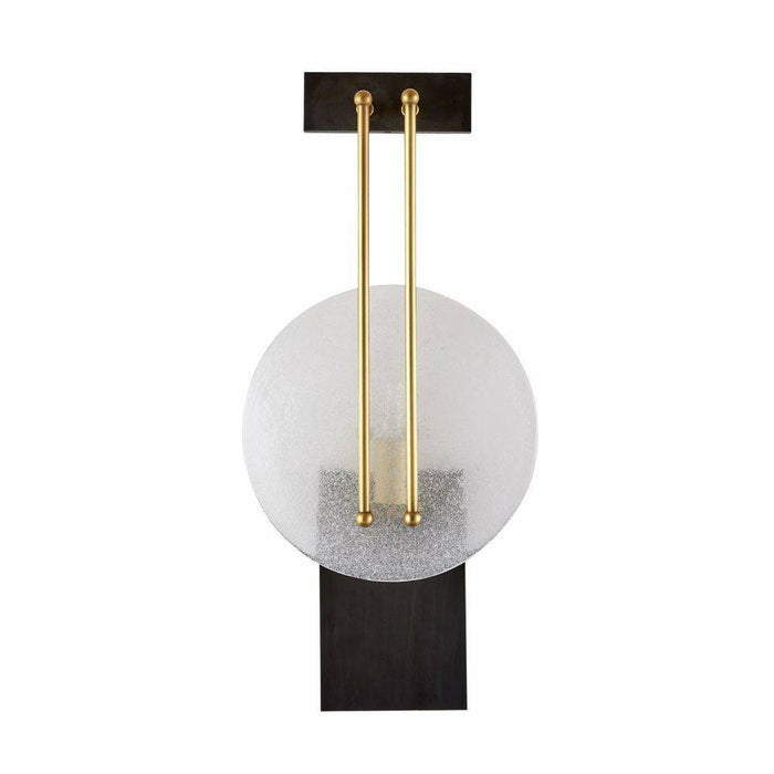 Arteriors - DWC30 - One Light Wall Sconce - Clover - Clear Seedy/Antique Brass/Bronze