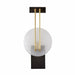 Arteriors - DWC30 - One Light Wall Sconce - Clover - Clear Seedy/Antique Brass/Bronze