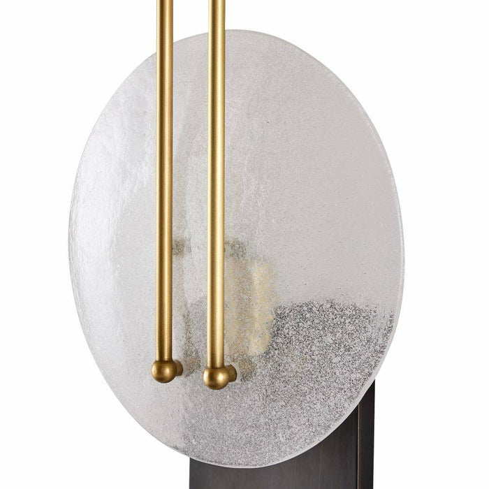 Arteriors - DWC30 - One Light Wall Sconce - Clover - Clear Seedy/Antique Brass/Bronze