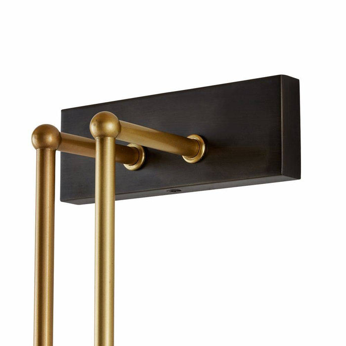 Arteriors - DWC30 - One Light Wall Sconce - Clover - Clear Seedy/Antique Brass/Bronze