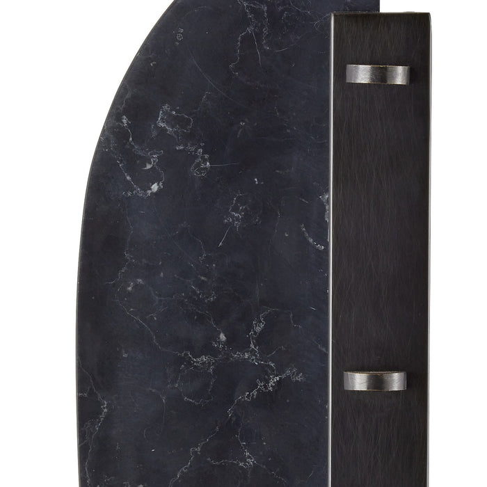 Arteriors - DWC32 - Two Light Wall Sconce - Kianna - White/Black/English Bronze