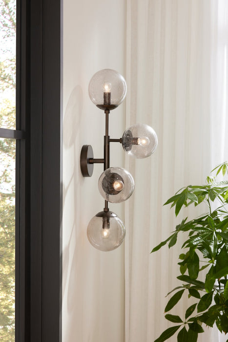 Arteriors - DWC35 - Four Light Wall Sconce - Christelle - Smoke/English Bronze