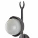 Arteriors - DWI18 - Two Light Wall Sconce - Churchill - Blackened Iron/Frosted