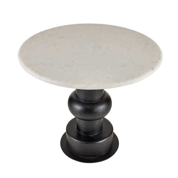 Arteriors - FEI21 - End Table - Devito - White/Ebony/Bronze