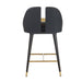 Arteriors - FSI11 - Counter Stool - Crowley - Black/Ebony/Antique Brass