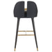 Arteriors - FSI12 - Bar Stool - Crowley - Black/Ebony/Antique Brass